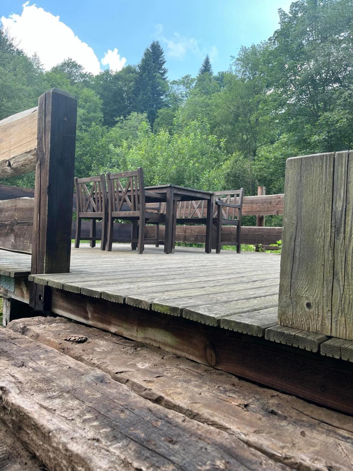 Pod Dobrym Adresem- Domek Nad Stawem Cisna Exterior foto